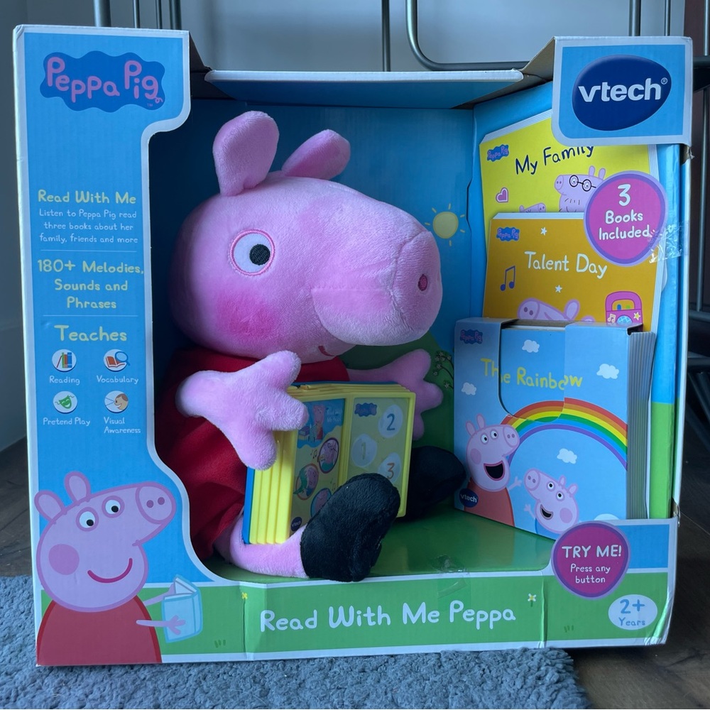 VTech Peppa Pig Read with Me Peppa NEW